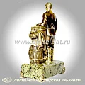 Бронзовая статуэтка Верещагин. "Я мзду не беру- мне за Державу обидно"