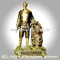 Бронзовая статуэтка Верещагин. "Я мзду не беру- мне за Державу обидно"
