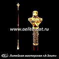 Бронзовая ложка для обуви орел генерал длинная