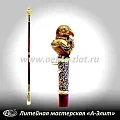 Бронзовая ложка для обуви орел генерал длинная