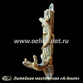 Ящерица на ветке. Держатель для обувной ложки.