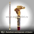 Бронзовая ложка для обуви дракон длинная