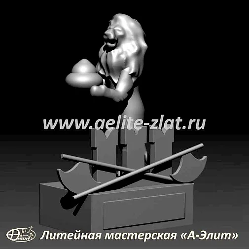 Изготовление статуэток на заказ по фотографии Герба.