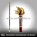 Бронзовая ложка для обуви носорог босс длинная