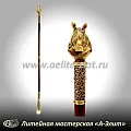Бронзовая ложка для обуви носорог босс длинная