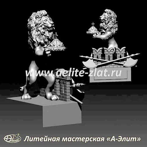 Изготовление статуэток на заказ по фотографии Герба.