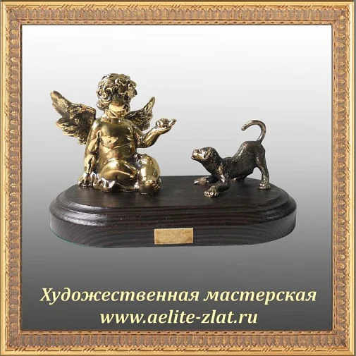 Письменный набор Ангел с козлятами 