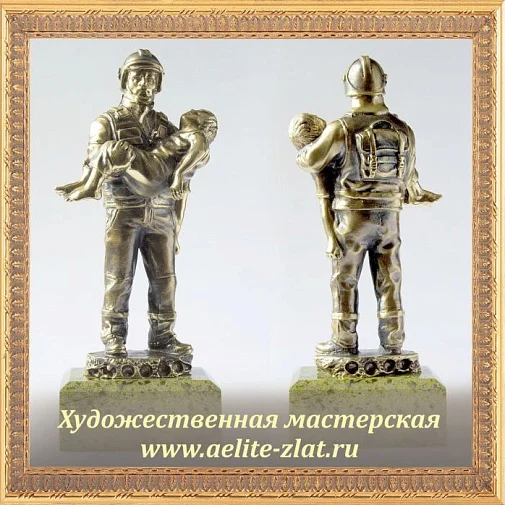 Статуэтка Горный спасатель МЧС