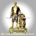 Бронзовая статуэтка Верещагин. "Я мзду не беру- мне за Державу обидно"