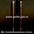 Бронзовая ложка для обуви лев король длинная