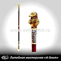 Бронзовая ложка для обуви орел генерал длинная