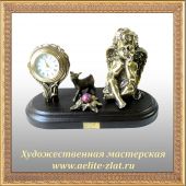 Часы Ангел с козленком