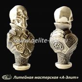  Ложка для обуви Череп в латах (бюст)