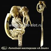  Подарочная ложка для обуви Слон с медалью