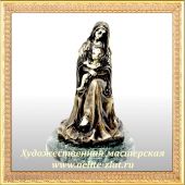 Бронзовые статуэтки православных святых Статуэтка Дева Мария с Младенцем