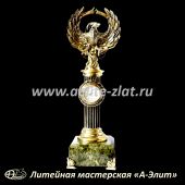  Бронзовые часы Птица Феникс