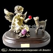  Статуэтка Ангел с козленком