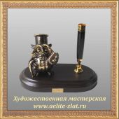  Письменный набор малый Сова банкир