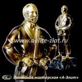  Бронзовая статуэтка Путин в кимоно