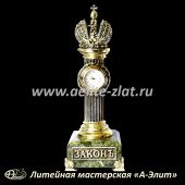  Бронзовые часы Столп Закона