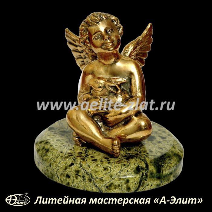Статуэтка Ангел с кроликом. Статуэтка Ангел с кроликом