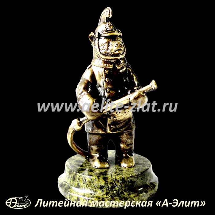 Статуэтка Пожарный (Медведь). Статуэтка Пожарный (Медведь)