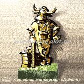  Изготовление на заказ сувеиров, символ года быка. Бык строитель.
