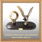 Бронзовые часы с животными и птицами Часы Орел малый