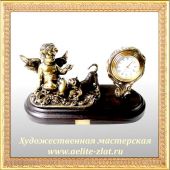  Часы Ангел с львенком