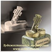  Изготовление сувенира из бронзы на заказ - "Золотой аккорд" (мастер-модель 1)