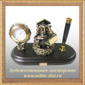  Письменный набор с печатью Сова программист