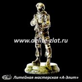 Бронзовые статуэтки полководцев и военных Памятный подарок военному, бронзовая статуэтка солдат.