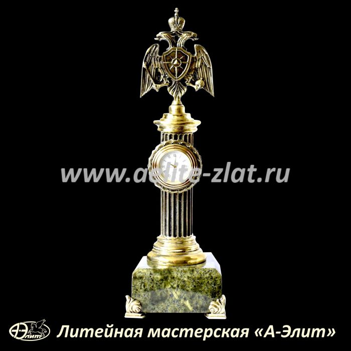 Бронзовые часы МЧС. Бронзовые часы МЧС