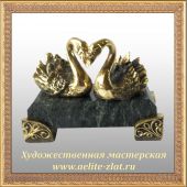 Сувениры из бронзы Статуэтка Лебеди