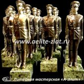  Изготовление статуэток на заказ из бронзы для Роты почетного караула.