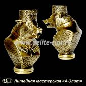  Ложка для обуви  Волк (бюст)