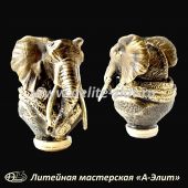  Ложка для обуви  Слон с медалью (бюст)