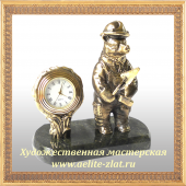  Часы Строитель (Медведь)