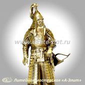 Бронзовые статуэтки полководцев и военных Статуэтка Чингисхан
