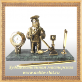  Письменный набор Железнодорожник (Медведь)