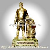 Бронзовая статуэтка Верещагин. \