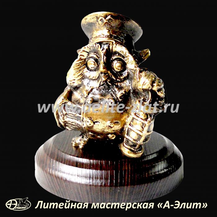 Статуэтка Железнодорожник (РЖД) сова, оригинальный подарок РЖД. Статуэтка Железнодорожник (РЖД) сова, оригинальный подарок РЖД