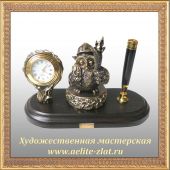 Письменный набор с печатью Сова Газпром