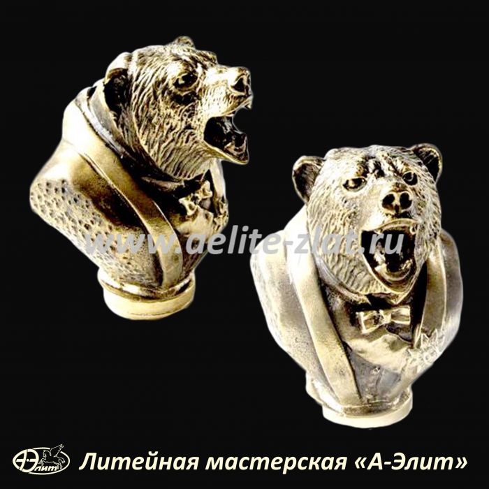Ложка для обуви  Медведь лауреат (бюст). Ложка для обуви  Медведь лауреат (бюст)