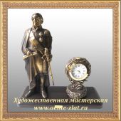 Бронзовые часы с военными и полководцами Часы Кутузов