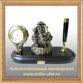  Письменный набор с печатью Сова журналист
