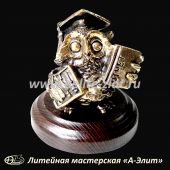 Статуэтки профессии людей гражданских и военных Статуэтка Бухгалтер сова, оригинальный подарок бугалтеру