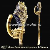  Бронзовая ложка для обуви Лев Царь зверей