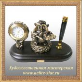  Письменный набор с печатью Сова художник