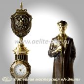  Бронзовые часы ФСБ России.